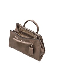 GUESS CRESIDIA II Handbag with shoulder strap dark taupe logo - Women’s Bags - 5
