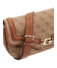 GUESS DEA Shoulder bag with flap MILK LOGO - Women’s Bags - 3