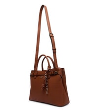 GUESS GREGORIA Large handbag with shoulder strap COGNAC - Women&rsquo;s Bags - 3