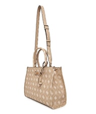 GUESS SILIA 2 Tote bag with shoulder strap biscuits logo - Women&rsquo;s Bags - 2