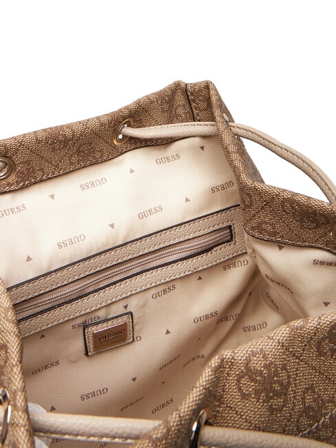 MANHATTAN 2 Backpack with 2 pockets MILK LOGO - Women’s Bags