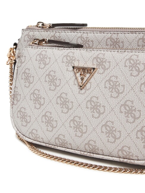 NOELLE 2 Shoulder bag dark taupe logo - Women&rsquo;s Bags