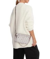 GUESS NOELLE 2 Shoulder bag dark taupe logo - Women&rsquo;s Bags - 7