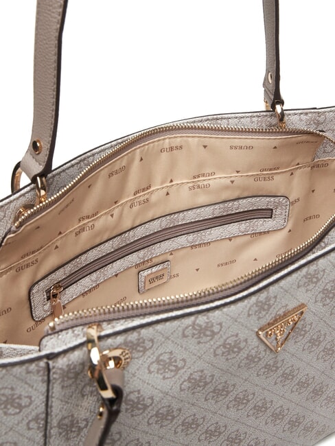 NOELLE 2  Shoulder Tote Bag dark taupe logo - Women’s Bags