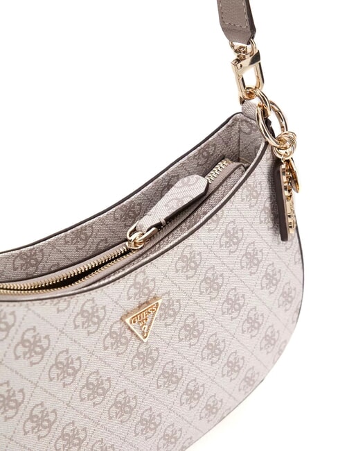 NOELLE 2  Shoulder bag dark taupe logo - Women’s Bags