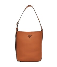 GUESS MERIDIAN 2 Bucket bag with pouch COGNAC - Women’s Bags - 3
