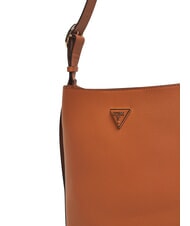 GUESS MERIDIAN 2 Bucket bag with pouch COGNAC - Women’s Bags - 5
