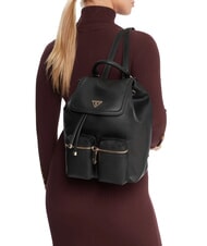GUESS MANHATTAN 2 Backpack with pockets BLACK - Women’s Bags - 6