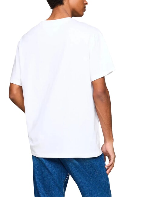 TH JEANS Paint Cotton T-Shirt white - T-shirt
