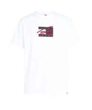 TOMMY HILFIGER TH JEANS Paint Cotton T-Shirt white - T-shirt - 3