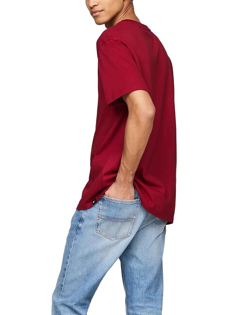 TH JEANS Paint Cotton T-Shirt red carpet - T-shirt