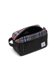 HERSCHEL CHAPTER Travel Beauty black winter plaid - Beauty Case - 3