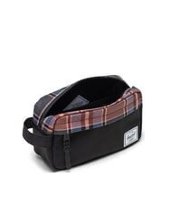 HERSCHEL CHAPTER Beauty case black winter plaid - Beauty Case - 3
