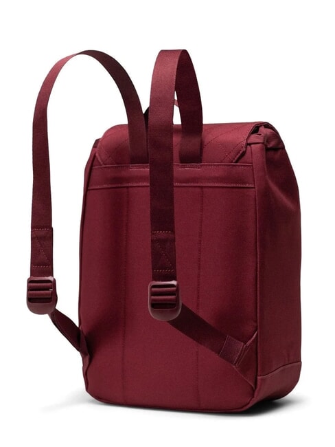 RETREAT MINI Backpack oxblood red quilted - Backpacks & School and Leisure