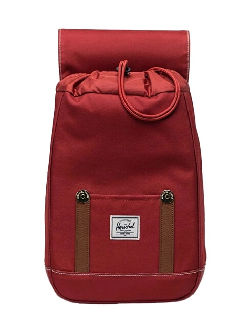 RETREAT MINI Backpack red ochre/white stitch - Backpacks & School and Leisure