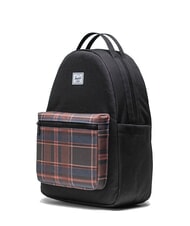 HERSCHEL NOVA  14" PC backpack black winter plaid - Backpacks & School and Leisure - 2