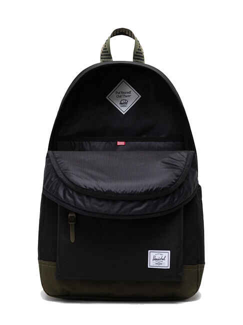 HERITAGE  Backpack black/ivy green - Backpacks & School and Leisure