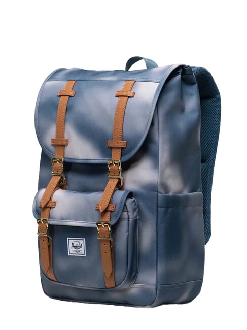 LITTLE AMERICA MID Mid size backpack blue mirage tonal dawn - Backpacks & School and Leisure