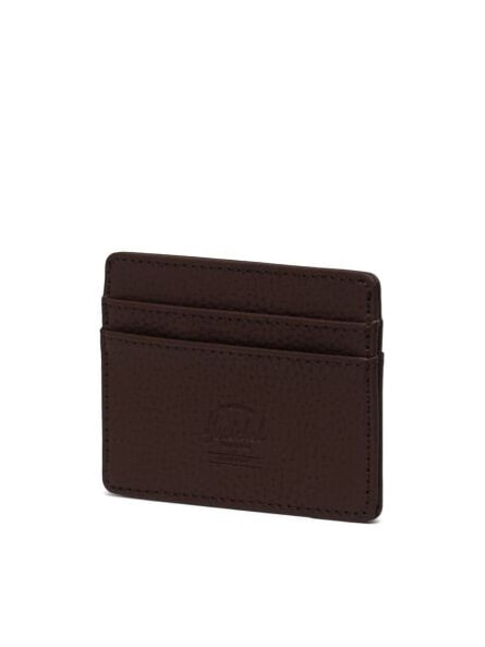 CHARLIE Flat card holder chicory coffee - Men’s Wallets