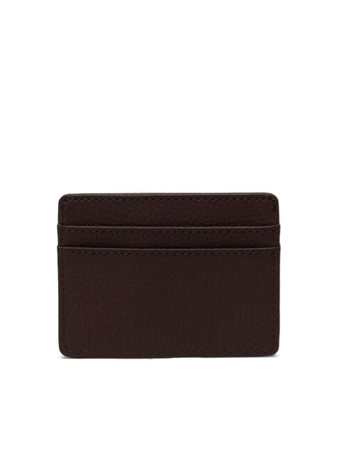 CHARLIE Flat card holder chicory coffee - Men’s Wallets