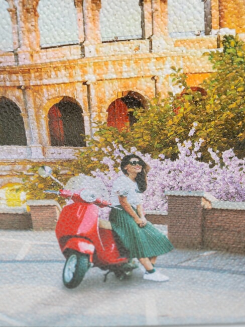 YESBAG Shoulder bag with print Italian love - Women’s Bags