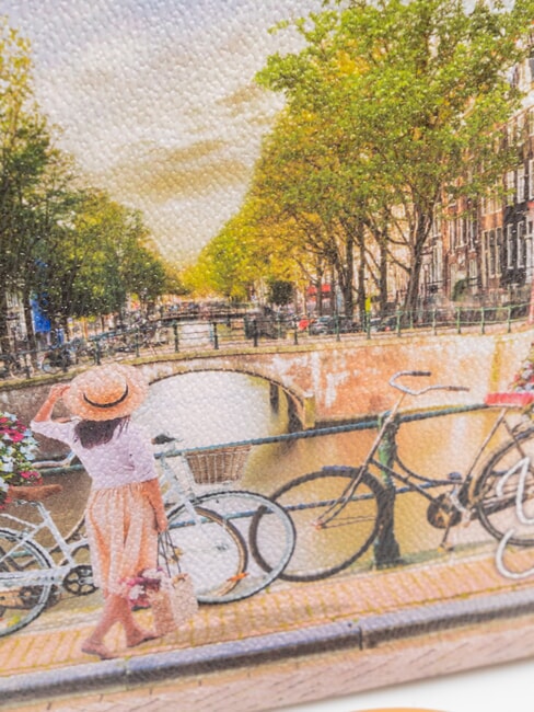 YESBAG Shoulder bag with print bicycles - Women’s Bags