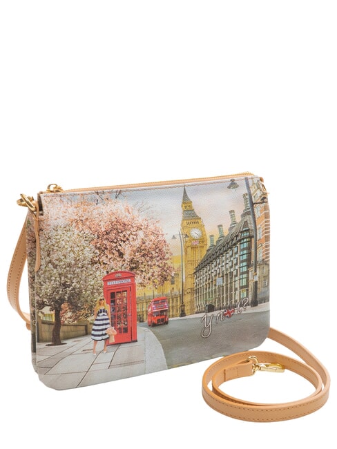 YESBAG Shoulder bag with print English rose - Women’s Bags