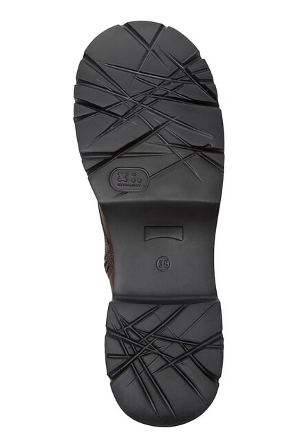 MILAH Leather ankle boots dark brown - Women’s shoes