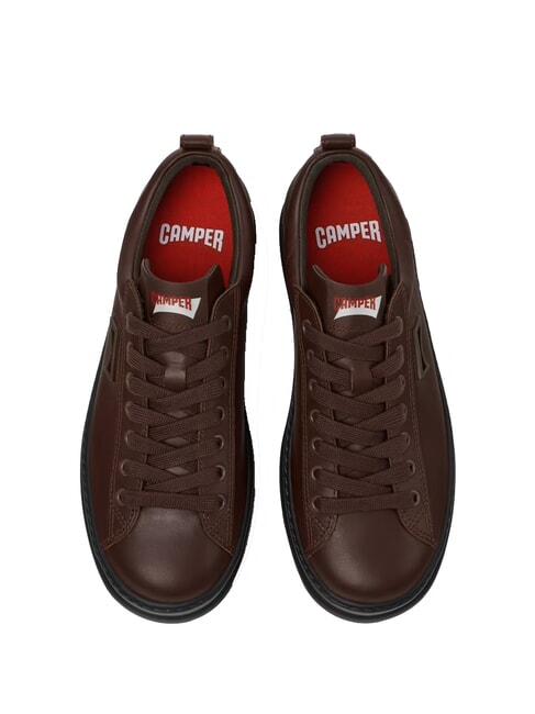 RUNNER FOUR Leather sneakers medium brown - Men’s shoes