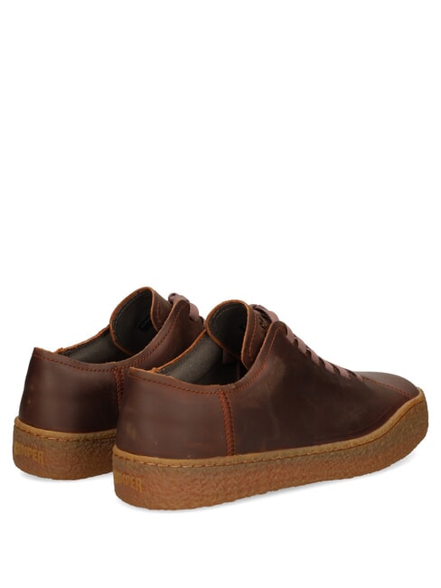 PEU TERRENO Leather sneakers medium brown - Men’s shoes