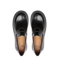 CAMPER MILAH Leather moccasins black - Women’s shoes - 4