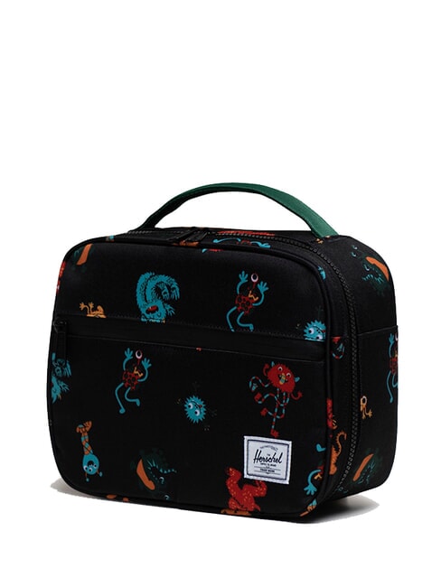 POP QUIZ Thermal lunch bag monster dance black - Kids bags and accessories