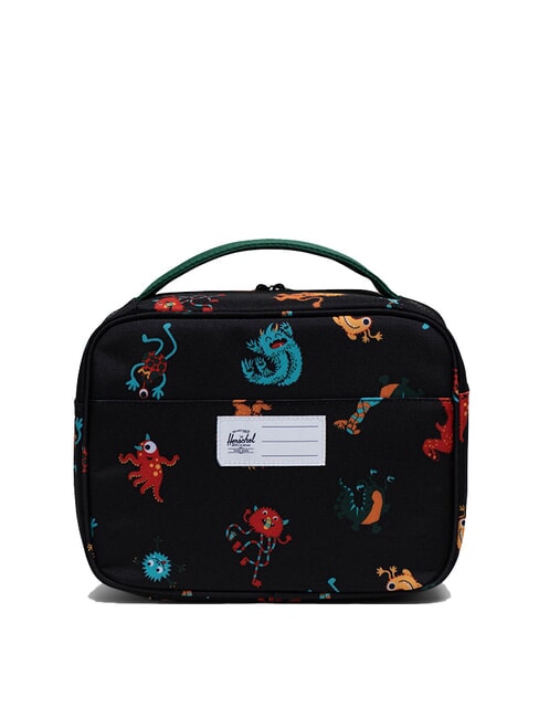 POP QUIZ Thermal lunch bag monster dance black - Kids bags and accessories