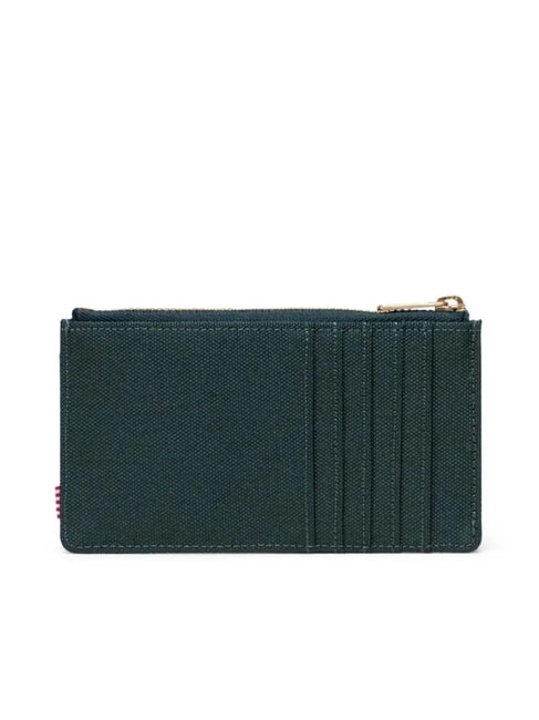 OSCAR Flat card holder with coin purse darkest spruce winter plaid - Women&rsquo;s Wallets