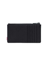 HERSCHEL OSCAR Flat card holder with coin purse black winter plaid - Women’s Wallets - 2