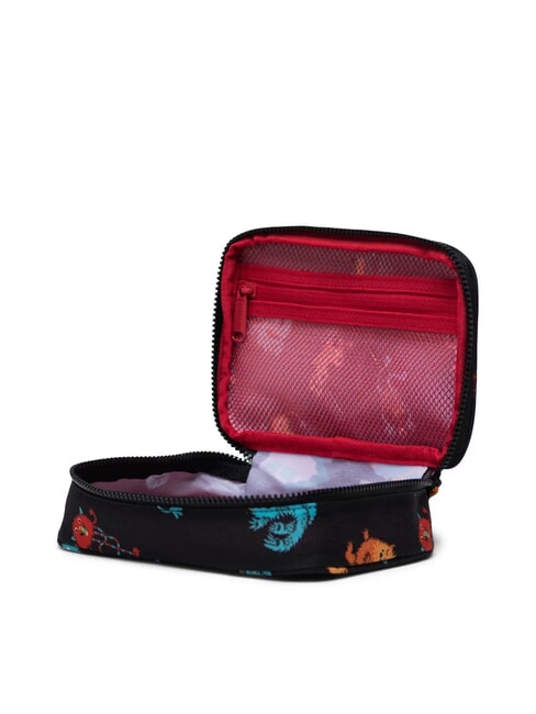 HERITAGE Pencil case with handle monster dance black - Cases and Accessories