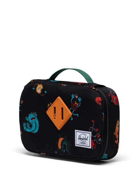 HERITAGE Pencil case with handle monster dance black - Cases and Accessories