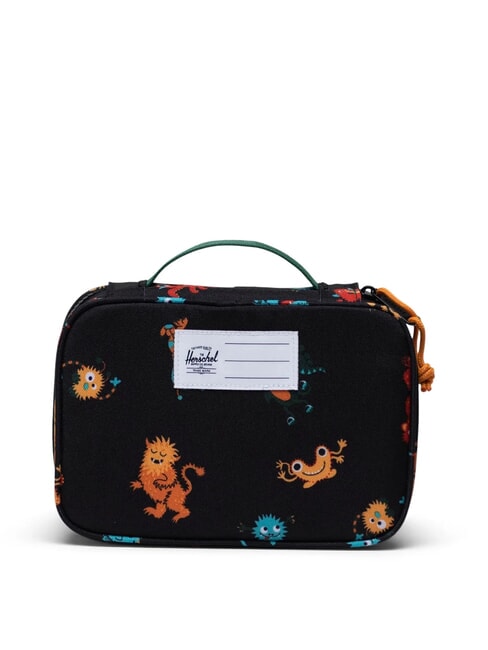 HERITAGE Pencil case with handle monster dance black - Cases and Accessories