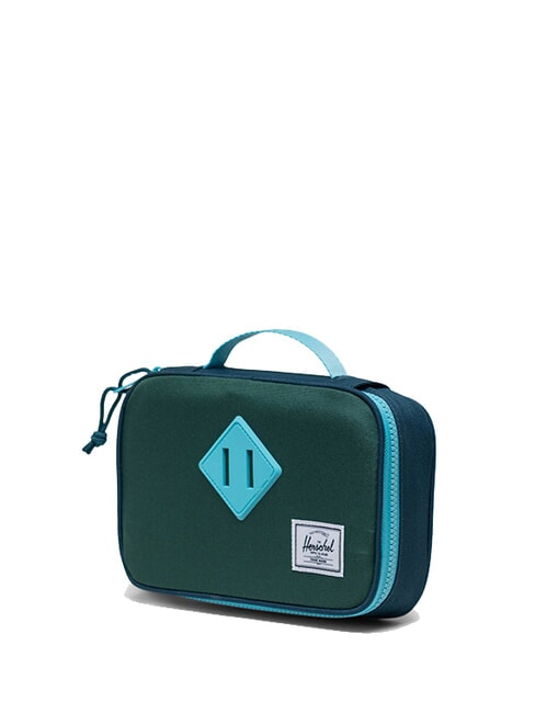 HERITAGE Pencil case with handle hunter green/reflecting pond/sea jet - Cases and Accessories