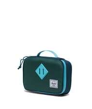 HERSCHEL HERITAGE Pencil case with handle hunter green/reflecting pond/sea jet - Cases and Accessories - 3