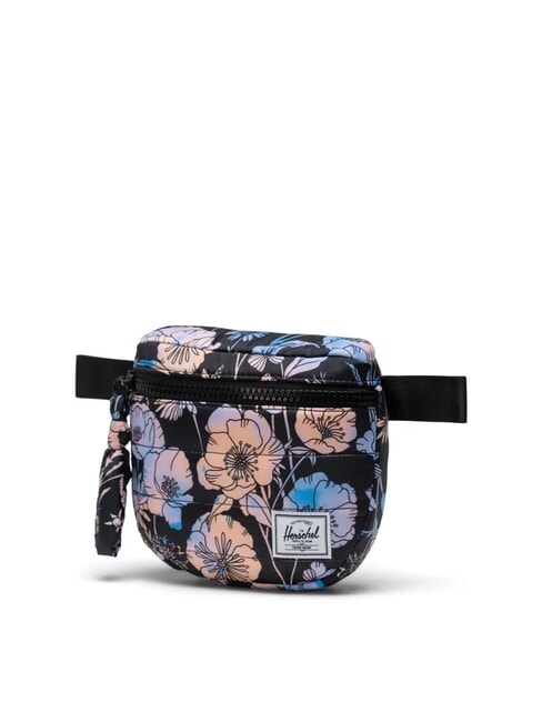 SETTLEMENT QUILTED Mini quilted bum bag floral skies - Hip pouches