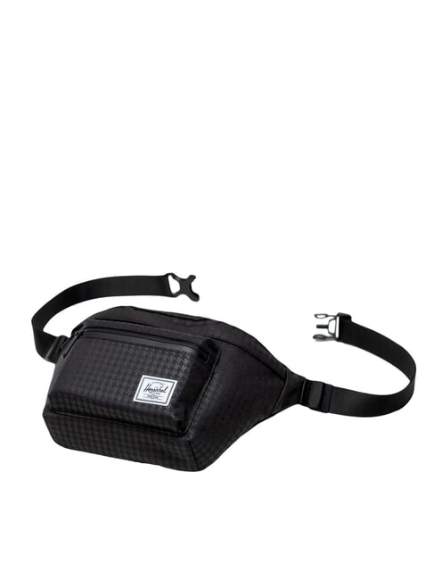 POP QUIZ Bum bag with pocket houndstooth emboss - Hip pouches