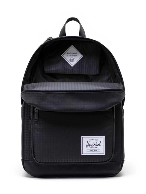 POP QUIZ Backpack houndstooth emboss/black - Backpacks & School and Leisure