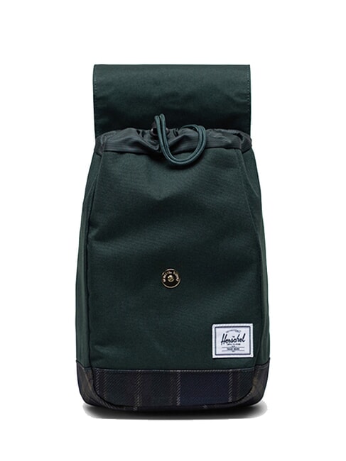 RETREAT One-shoulder backpack darkest spruce winter plaid - Backpacks & School and Leisure