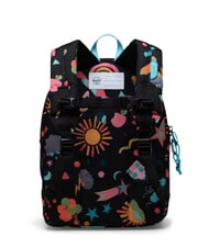 HERSCHEL HERITAGE KIDS Backpack black scrapbook - Backpacks & School and Leisure - 3