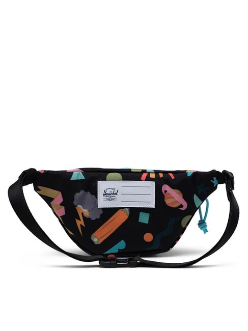 HERITAGE Pouch with name tag black scrapbook - Hip pouches