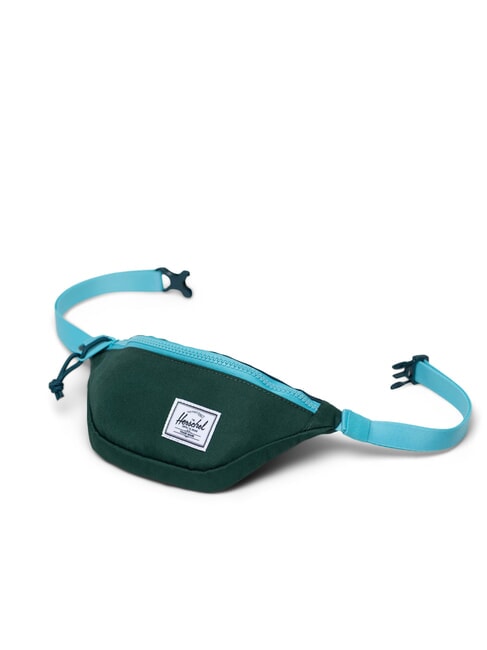 HERITAGE Pouch with name tag hunter green/reflecting pond/sea jet - Hip pouches