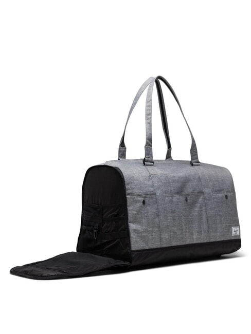 BENNETT Maxi bag with shoulder strap RAVEN CROSSHATCH - Duffle bags