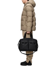 RAINS OTARU Weekend bag black - Duffle bags - 4