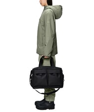 RAINS OTARU Weekend bag black - Duffle bags - 5